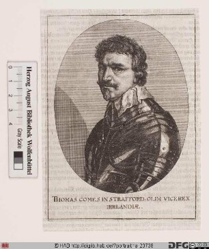 Bildnis Thomas Wentworth, 1640 1. Earl of Strafford