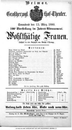 Wohlthätige Frauen