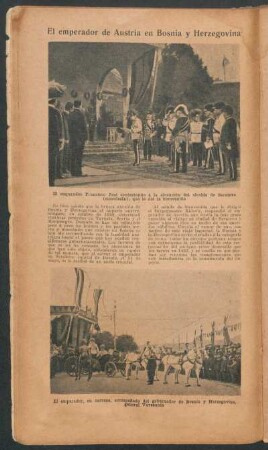 El emperador de Austria en Bosnia y Herzegovina