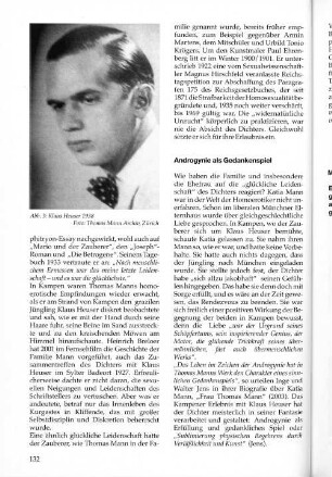 Abb. 3: Klaus Heuser 1938 Foto: Thomas Mann Archiv, Zürich