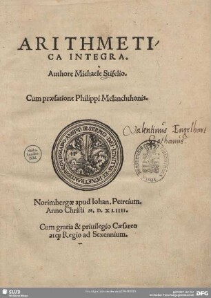 Arithmetica Integra