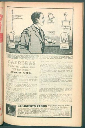 Carreras : Gente del Jockey Club "El historiador" .- Munición patera