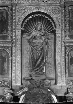 Hochaltar, 1. Hauptgeschoss, Mittelnische: Madonna