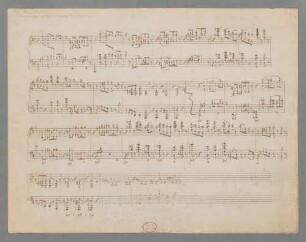 Keyboard pieces, pf (pf 4hands), Sketches - BSB Mus.ms. 10104 : [without collection title]