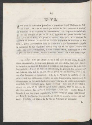 No. VII.