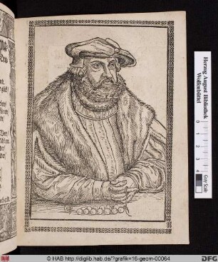Hertzog Friedrich der Dritte Churfürst zu Sachsen