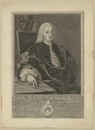 Bildnis des Carolus Fridericus Kaltschmied