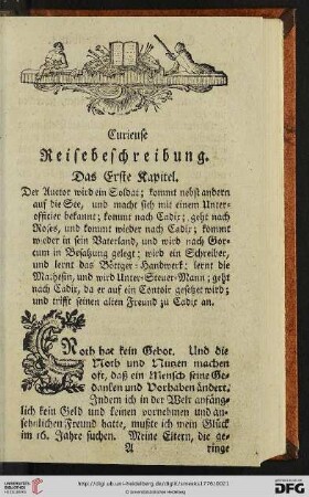 Curieuse Reisebeschreibung