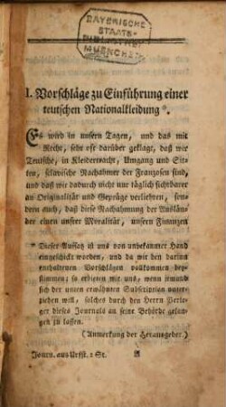 Journal aus Urfstädt. 2. 1786
