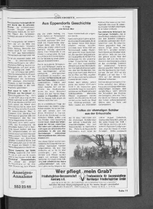 Aus Eppendorfs Geschichte