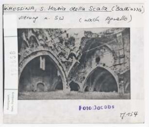 bei Messina, S. Maria della Scala ("Badiazza"), Vierung nach SW
