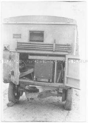 Funkwagen Baujahr 1944, Rückansicht