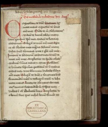Ps.-Augustinus: Soliloquia animae ad deum