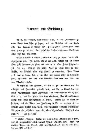 Vorwort und Einleitung