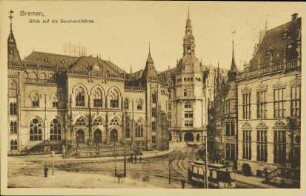 Bremen, Blick auf die Baumwollbörse.