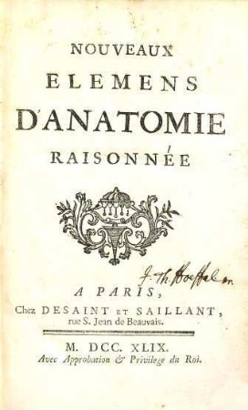 Nouveaux élemens d'anatomie raisonnée