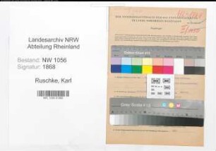 Entnazifizierung Karl Ruschke , geb. 14.09.1901 (Buchhalter)
