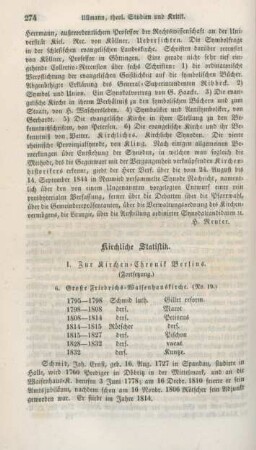 274-284 Kirchliche Statistik