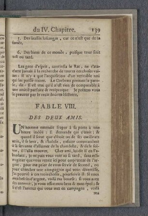Fable VIII. Des deux amis.