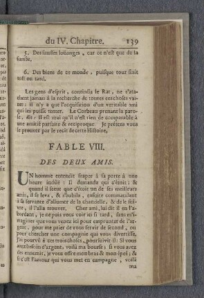 Fable VIII. Des deux amis.