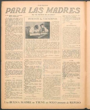 Durante las vacaciones