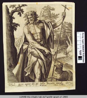 Der Heilige Johannes der Täufer mit dem Lamm Gottes