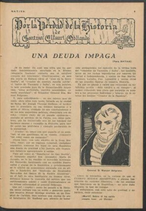 Por la Verdad de la Historia - Una deuda impaga