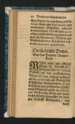 Der siebende Punct. Von des Papstes Richter-Ampt.