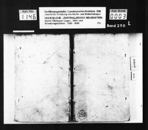 Lager- und Gültbuch über die ausherrischen Lehengüter des Amts Künzelsau.