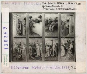 Meister Francke: Barbara-Altar. Helsingfors (Helsinki), Museum