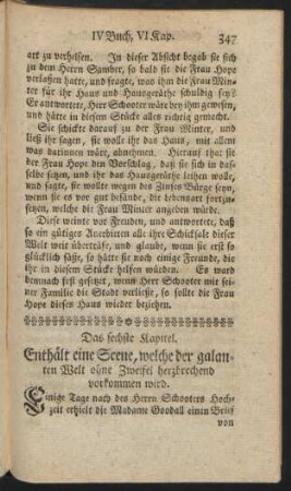 Das sechste Kapitel. - Das zehende Kapitel.