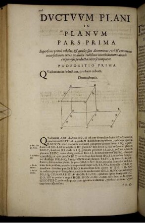 Pars prima. Superficies primo exhibet, & quales sint determinat, uti & communes intersectiones ortas ex ductu rectilinei inrectilineum [...]