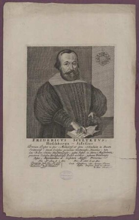Bildnis des Fridericvs Scvltetvs