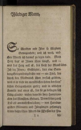 Würdiger Mann,