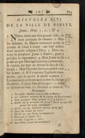 193-197, Histoire XLVI