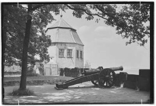Festung Königstein. Geschütz an der Friedrichsburg