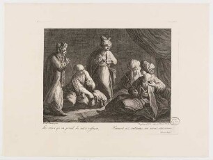 Zaire sitzt beim Sultan umringt von Höflingen