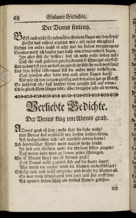 Verliebte Gedichte.