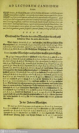 Ad Lectorem Candidum
