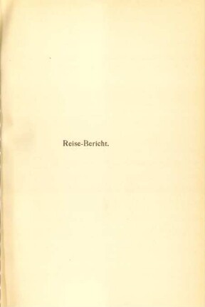 Reise-Bericht