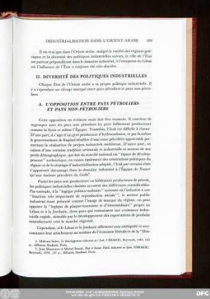 II. Diversité Des Politiques Industrielles