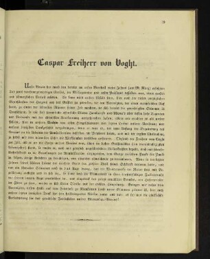 Caspar Freiherr von Voght.