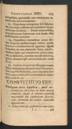 Constitutio XXIV.