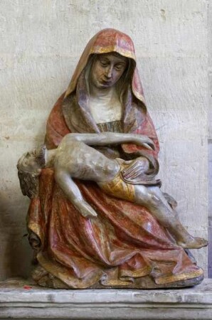 Frankreich. Haute Normandie. Eure. Pont de l Arche. Eglise Notre Dame des Arts. Pieta. 16 Jahrhundert