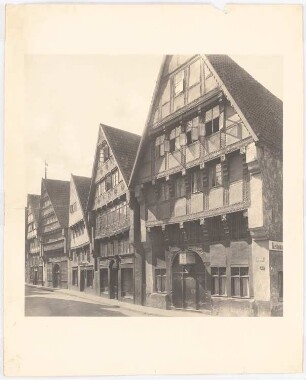 Bierstraße, Osnabrück: Giebelständige Bürgerhäuser