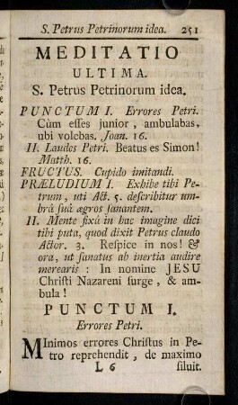 251-255, Inhalt; Punctum I
