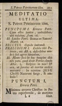 251-255, Inhalt; Punctum I