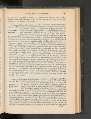 O.R.C. Land Settlement.