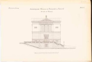 Archäologisches Museum der Martin-Luther-Universität Halle/Saale: Ansicht Westseite