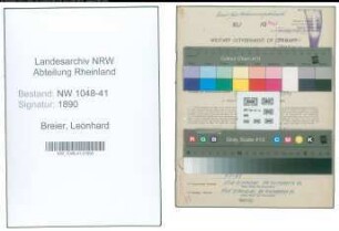 Entnazifizierung Leonhard Breier , geb. 20.06.1896 (Polizist)
